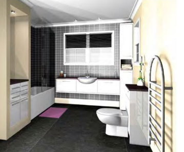 Bathroom 3D Image for a new bathroom