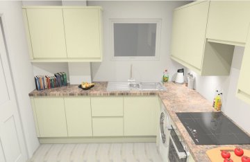 Kitchen 3D Image for a new kitchen