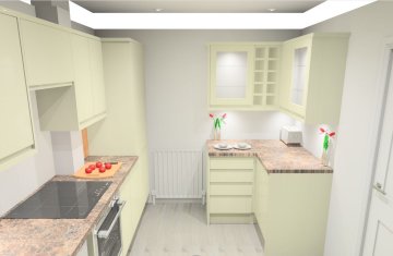 Kitchen 3D Image for a new kitchen