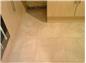 Tiled kitchen floor