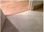 Tiled kitchen floor