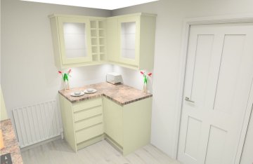 Kitchen 3D Image for a new kitchen