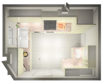 Kitchen 3D Image for a new kitchen