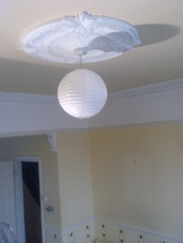 Painted ceiling and ornament
