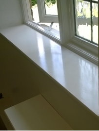 Painted Window Sill